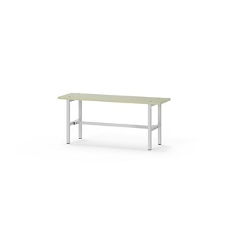 Novis Elite sittbänk 100 cm ljusgrå stativ