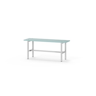 Novis Elite sittbänk 100 cm ljusgrå stativ