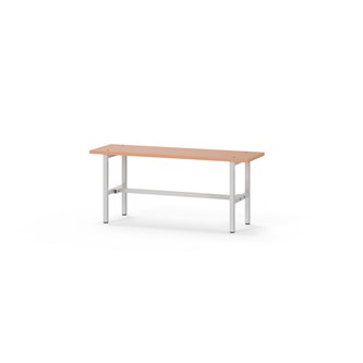 Novis Elite sittbänk 100 cm ljusgrå stativ