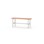 Novis Elite sittbänk 100 cm ljusgrå stativ