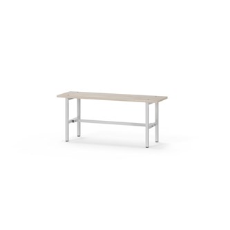 Novis Elite sittbänk 100 cm ljusgrå stativ