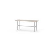 Novis Elite sittbänk 100 cm ljusgrå stativ
