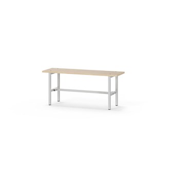 Novis Elite sittbänk 100 cm ljusgrå stativ