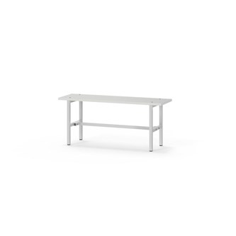 Novis Elite sittbänk 100 cm ljusgrå stativ