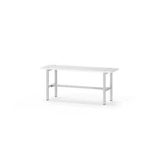 Novis Elite sittbänk 100 cm ljusgrå stativ