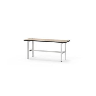 Novis Compact sittbänk 100 cm ljusgrå stativ