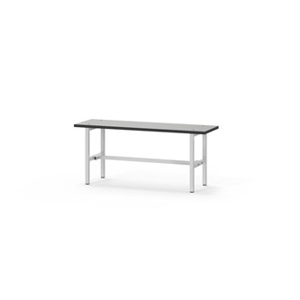 Novis Compact sittbänk 100 cm ljusgrå stativ