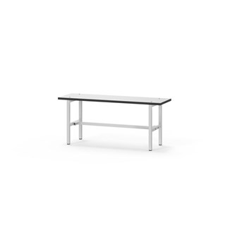 Novis Compact sittbänk 100 cm ljusgrå stativ