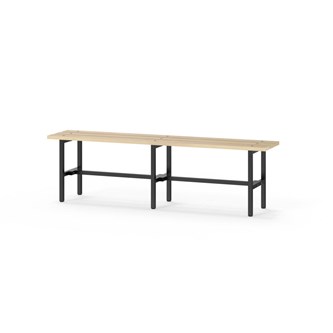 Novis Basic sittbänk 150 cm svart stativ