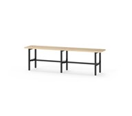 Novis Basic sittbänk 150 cm svart stativ