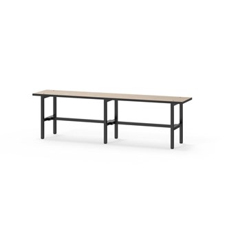 Novis Compact sittbänk 150 cm svart stativ