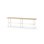 Novis Basic sittbänk 150 cm vitt stativ