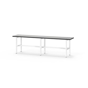 Novis Compact sittbänk 150 cm vitt stativ