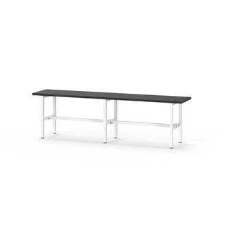 Novis Compact sittbänk 150 cm vitt stativ