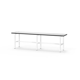 Novis Compact sittbänk 150 cm vitt stativ