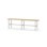 Novis Basic sittbänk 150 cm ljusgrå stativ