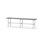 Novis Compact sittbänk 150 cm ljusgrå stativ