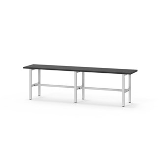 Novis Compact sittbänk 150 cm ljusgrå stativ