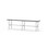 Novis Compact sittbänk 150 cm ljusgrå stativ