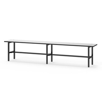 Novis Compact sittbänk 200 cm svart stativ