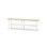 Novis Basic sittbänk med skohylla 150 cm vitt stativ