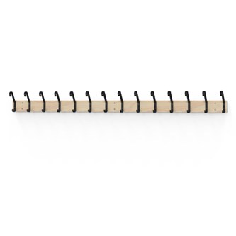 Novis Compact kroklist med 14 skolkrokar 200 cm