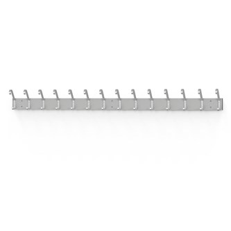 Novis Compact kroklist med 14 skolkrokar 200 cm