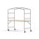 Bord MeetUs FSC BX 140x80xH72 cm HPL silverstativ