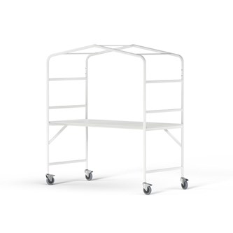 Bord MeetUs FSC BX 180x80xH72 cm HPL vitt stativ