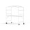 Bord MeetUs FSC BX 180x80xH72 cm HPL vitt stativ