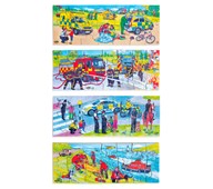 Pusselset Räddningstjänsten, 4-pack