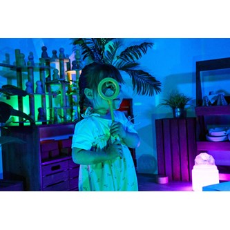 Metalldetektor och förstoringsglas 6 st