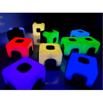 Lysande kopplade kuber, 15-pack