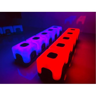 Lysande kopplade kuber, 15-pack
