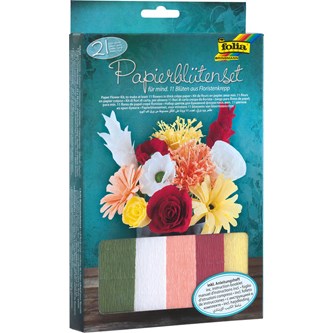 Kräppapper blomsterkit
