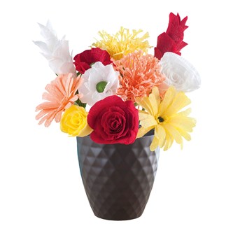 Kräppapper blomsterkit