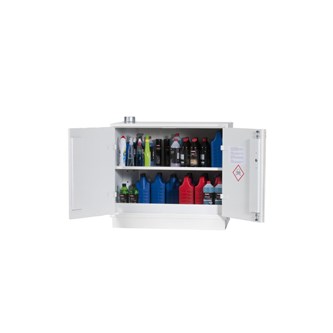 Kemikalieskåp, brandisolerat B100xD30xH89,5 cm