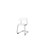 Stol Embrace C-stativ sh 45 cm mellan sits silverstativ