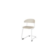 Stol Embrace BX C-stativ sh 45 cm mellan sits vitt stativ