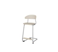 Stol Embrace C-stativ sh 63 cm mellan sits silverstativ