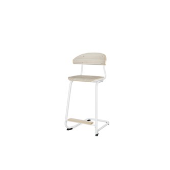 Stol Embrace BX C-stativ sh 63 cm mellan sits vitt stativ