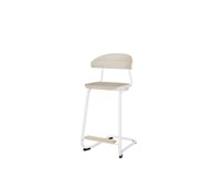 Stol Embrace BX C-stativ sh 63 cm mellan sits vitt stativ