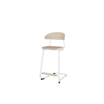 Stol Embrace BX C-stativ sh 63 cm mellan sits vitt stativ