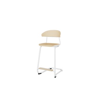 Stol Embrace BX C-stativ sh 63 cm mellan sits vitt stativ