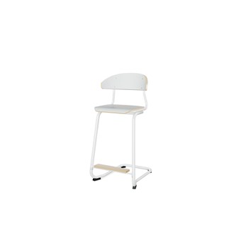 Stol Embrace BX C-stativ sh 63 cm mellan sits vitt stativ