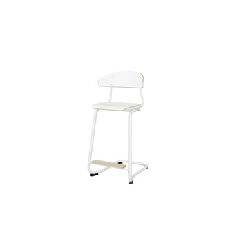 Stol Embrace BX C-stativ sh 63 cm mellan sits vitt stativ