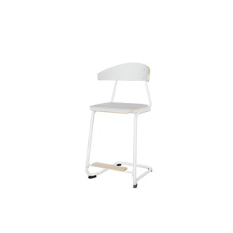 Stol Embrace BX C-stativ sh 63 cm stor sits vitt stativ