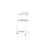 Stol Embrace BX C-stativ sh 63 cm stor sits vitt stativ