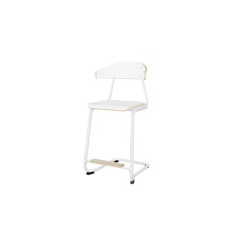 Stol Embrace BX C-stativ sh 63 cm stor sits vitt stativ