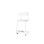 Stol Embrace BX C-stativ sh 63 cm stor sits vitt stativ